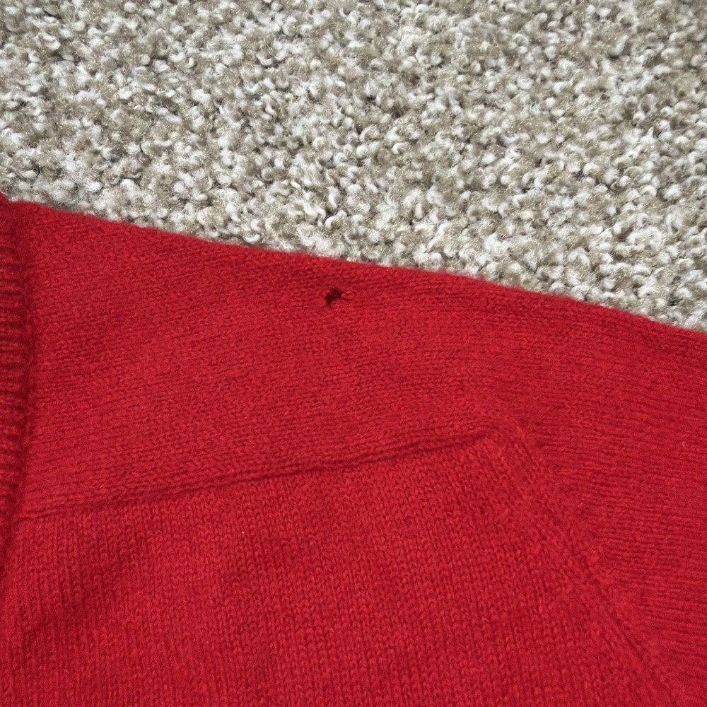 Vintage The Old Course St Andrews V Neck Sweater 90s Clan Royal Size Large - Picture 4 of 7